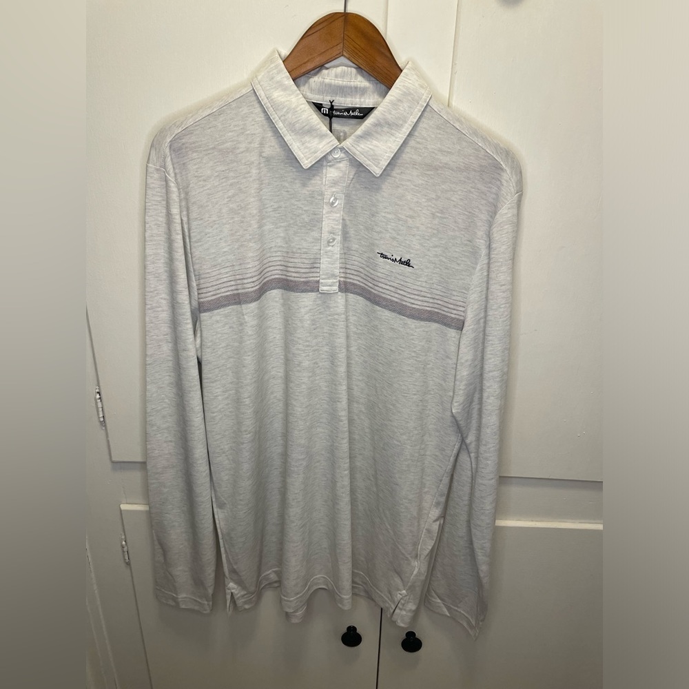 Travismathew Leave a Message long sleeve polo size L